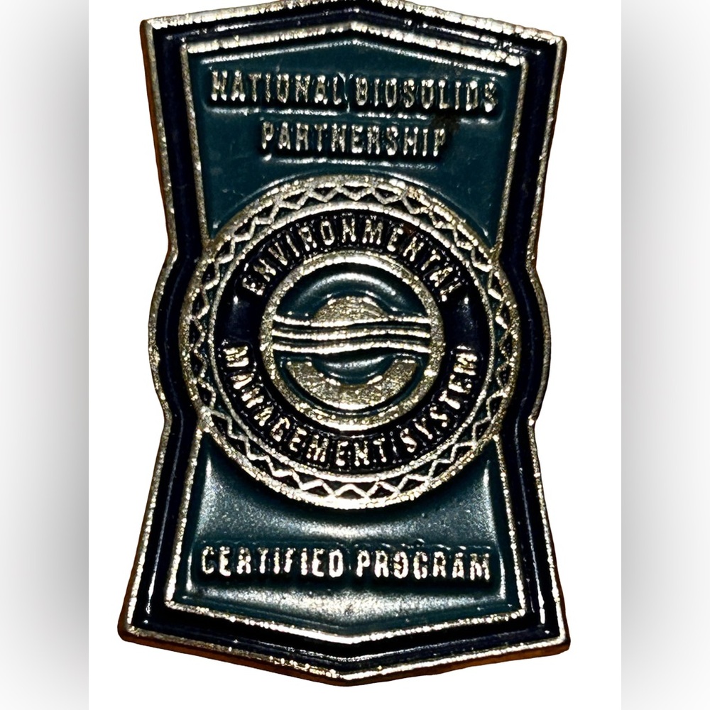 ♥️National BioSolids Partnership Certified Program Enamel Lapel Pin
